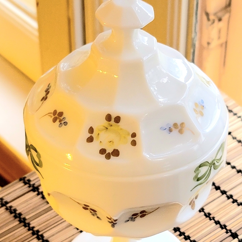 VTG Westmoreland Compote With Original Tag - Picture 2 of 12